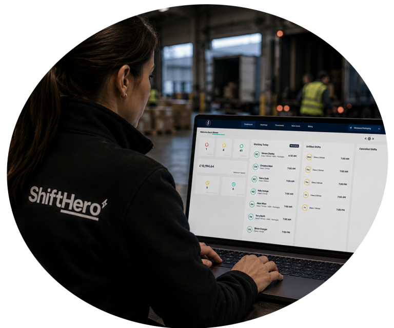 ShiftHero Client Dashboard
